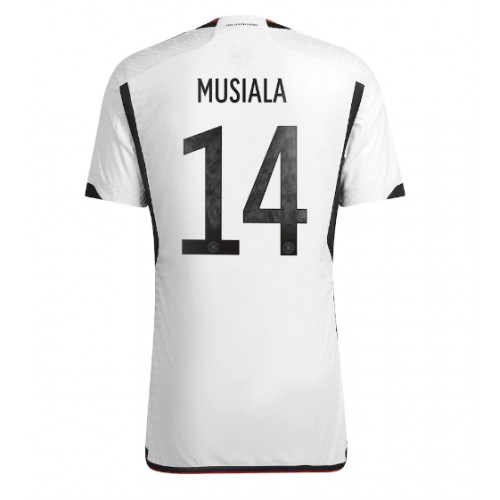 Tyskland Jamal Musiala #14 Hjemmebanetrøje VM 2022 Kort ærmer